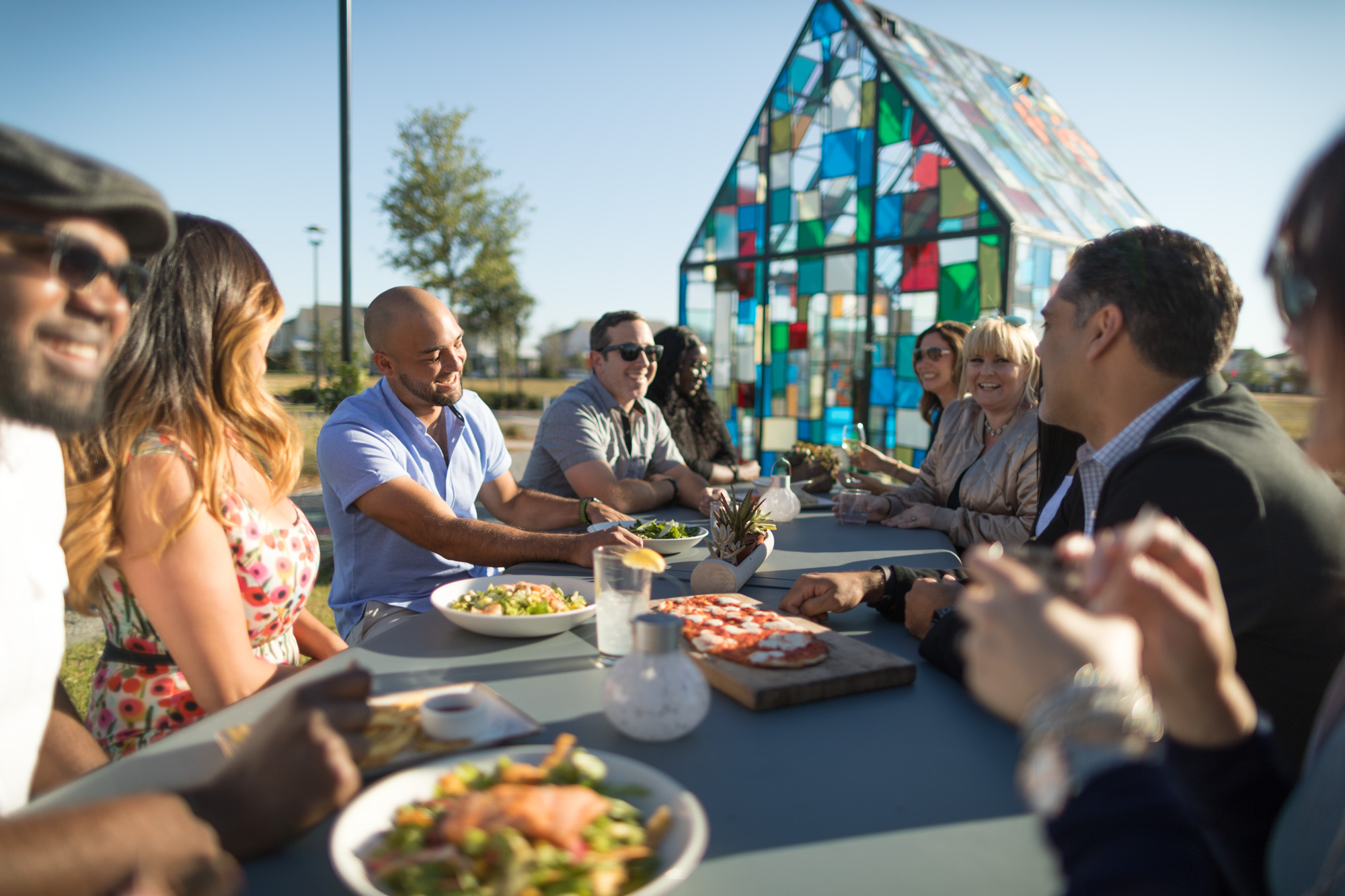 Glass House Happy Hour Laureate Park Village Center