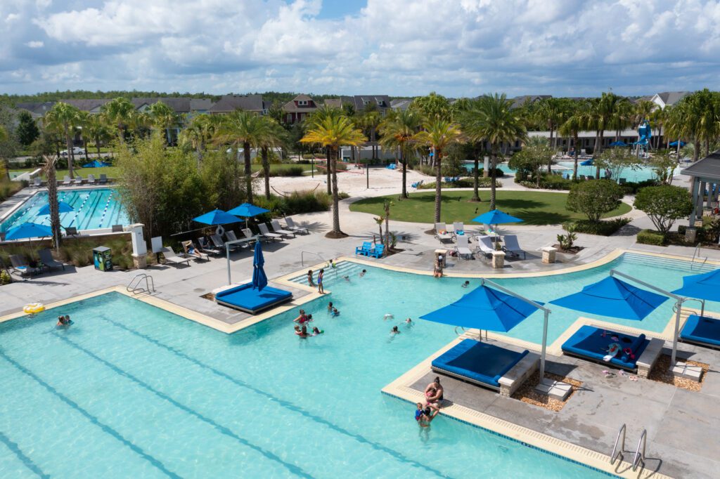 Laureate Park Aquatic Center Aerial
