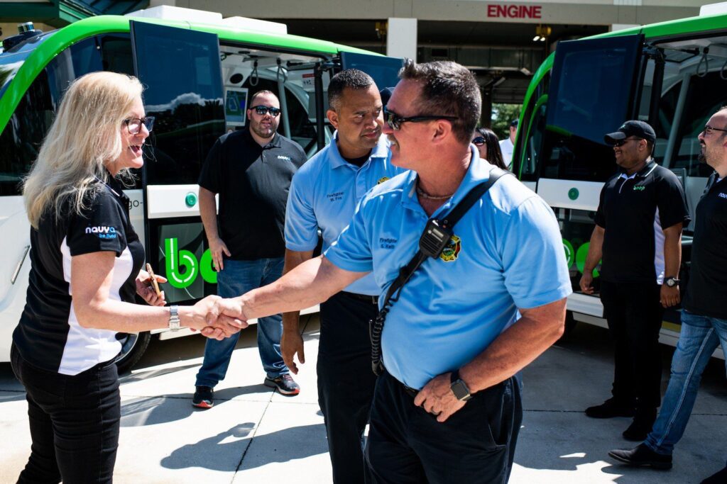 First Responder Autonomous Shuttle Training