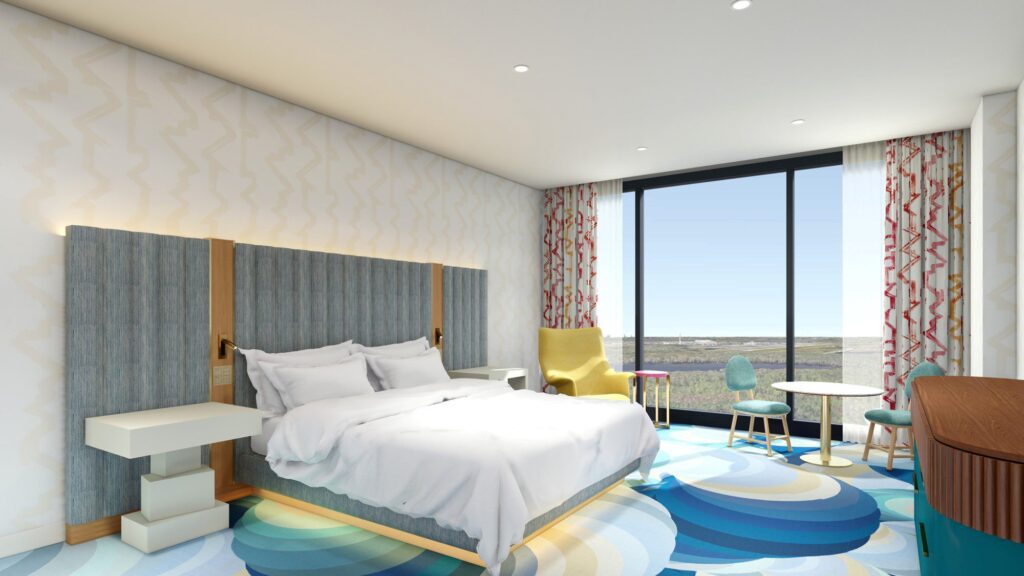 Lake Nona Wave Hotel One King Guest Room