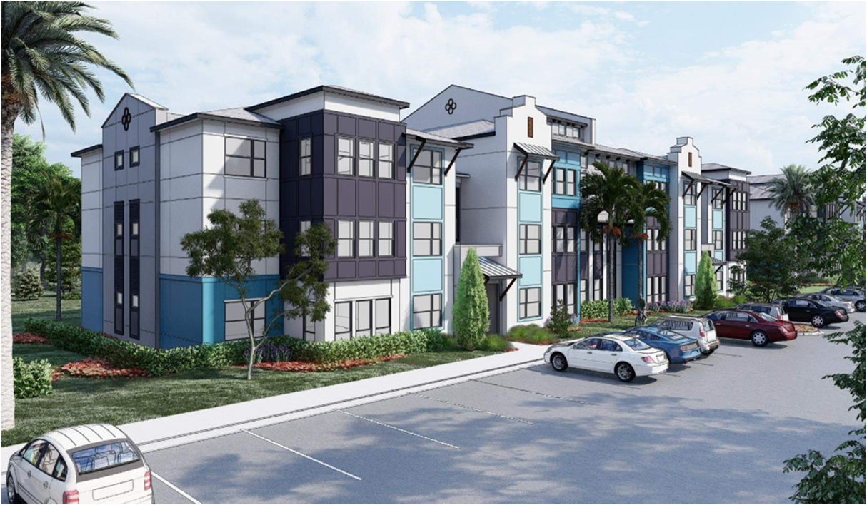 Rendering of Kelson Rental Apartments in Lake Nona, Orlando, Florida